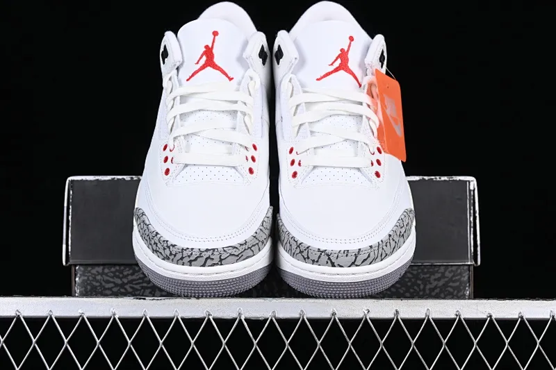 All categories Air Jordan Jordan series basketball shoes Air Jordan 3 foreign trade version Air Jordan 3 "White Cement Reimagined" AJ3 Joe 3 new white cement replica basketball shoes DN3707-100